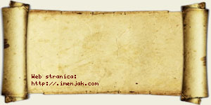 Andjelina Pejaković vizit kartica